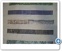 collection 4 stud bands on shorn rabbit